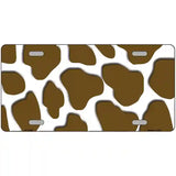 Brown White Giraffe Metal Novelty License Plate 12" x 6" (LP)