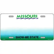 Missouri Novelty State Blank Metal License Plate 12" x 6" (LP)