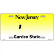 New Jersey Novelty State Blank Metal License Plate 12" x 6" (LP)