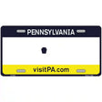 Pennsylvania Novelty State Blank Metal License Plate 12" x 6" (LP)