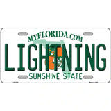 Lightning Florida Novelty State Metal License Plate 12" x 6" (LP)