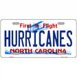 Hurricanes North Carolina Novelty State Metal License Plate 12" x 6" (LP)