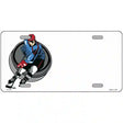 Hockey License Metal Novelty License Plate 12" x 6" (LP)