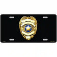 Police Badge Metal Novelty License Plate 12" x 6" (LP)