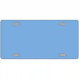 Baby Blue Solid Metal Novelty License Plate 12" x 6" (LP)