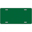 Green Solid Metal Novelty License Plate 12" x 6" (LP)