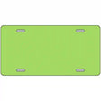 Lime Green Solid Metal Novelty License Plate 12" x 6" (LP)