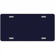 Navy Blue Solid Metal Novelty License Plate 12" x 6" (LP)