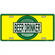 Beer Metal Novelty License Plate 12" x 6" (LP)