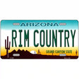 Rim Country Arizona Metal Novelty License Plate 12" x 6" (LP)