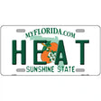 Heat Florida Novelty State Metal License Plate 12" x 6" (LP)