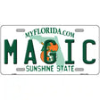 Magic Florida Novelty State Metal License Plate 12" x 6" (LP)