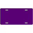 Purple Solid Metal Novelty License Plate 12" x 6" (LP)