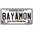 Bayamon Puerto Rico Metal Novelty License Plate 12" x 6" (LP)