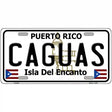 Caguas Puerto Rico Metal Novelty License Plate 12" x 6" (LP)