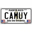 Camuy Puerto Rico Metal Novelty License Plate 12" x 6" (LP)