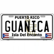 Guanica Puerto Rico Metal Novelty License Plate 12" x 6" (LP)