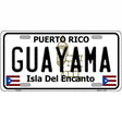 Guayama Puerto Rico Metal Novelty License Plate 12" x 6" (LP)