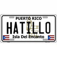 Hatillo Puerto Rico Metal Novelty License Plate 12" x 6" (LP)