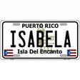 Isabela Puerto Rico Metal Novelty License Plate 12" x 6" (LP)