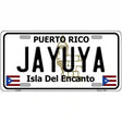 Jayuya Puerto Rico Metal Novelty License Plate 12" x 6" (LP)