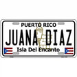 Juana Diaz Puerto Rico Metal Novelty License Plate 12" x 6" (LP)