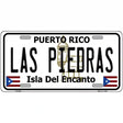 Las Piedras Puerto Rico Metal Novelty License Plate 12" x 6" (LP)