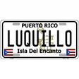 Luquillo Puerto Rico Novelt Metal Novelty License Plate 12" x 6" (LP)