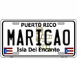 Maricao Puerto Rico Metal Novelty License Plate 12" x 6" (LP)