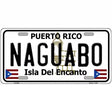 Naguabo Puerto Rico Metal Novelty License Plate 12" x 6" (LP)