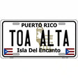 Toa Alta Puerto Rico Metal Novelty License Plate 12" x 6" (LP)