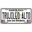 Trujillo Alto Puerto Rico Metal Novelty License Plate 12" x 6" (LP)