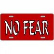 No Fear Metal Novelty License Plate 12" x 6" (LP)