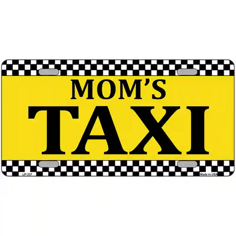 Moms Taxi Metal Novelty License Plate 12" x 6" (LP)