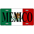 Mexico on Flag Metal Novelty License Plate 12" x 6" (LP)