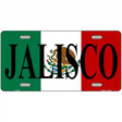 Jalisco on Mexico Flag Metal Novelty License Plate 12" x 6" (LP)