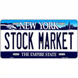 Stock Market New York Novelty Metal License Plate 12" x 6" (LP)