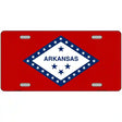 Arkansas State Flag Metal Novelty License Plate 12" x 6" (LP)