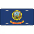 Idaho State Flag Metal Novelty License Plate 12" x 6" (LP)