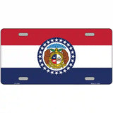 Missouri State Flag Metal Novelty License Plate 12" x 6" (LP)