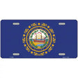 New Hampshire State Flag Metal Novelty License Plate 12" x 6" (LP)