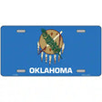 Oklahoma State Flag Metal Novelty License Plate 12" x 6" (LP)