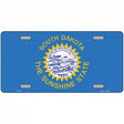 South Dakota State Flag Metal Novelty License Plate 12" x 6" (LP)