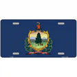 Vermont State Flag Metal Novelty License Plate 12" x 6" (LP)