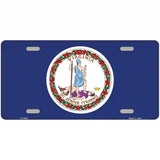 Virginia State Flag Metal Novelty License Plate 12" x 6" (LP)