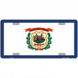 West Virginia State Flag Metal Novelty License Plate 12" x 6" (LP)