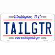 Tailgtr Washington DC Novelty Metal License Plate 12" x 6" (LP)