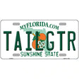 Tailgtr Florida Novelty Metal License Plate 12" x 6" (LP)