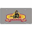 Fire Rescue Metal Novelty License Plate 12" x 6" (LP)