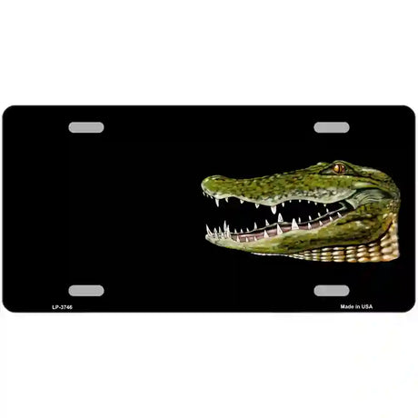 Gator Offset Metal Novelty License Plate 12" x 6" (LP)